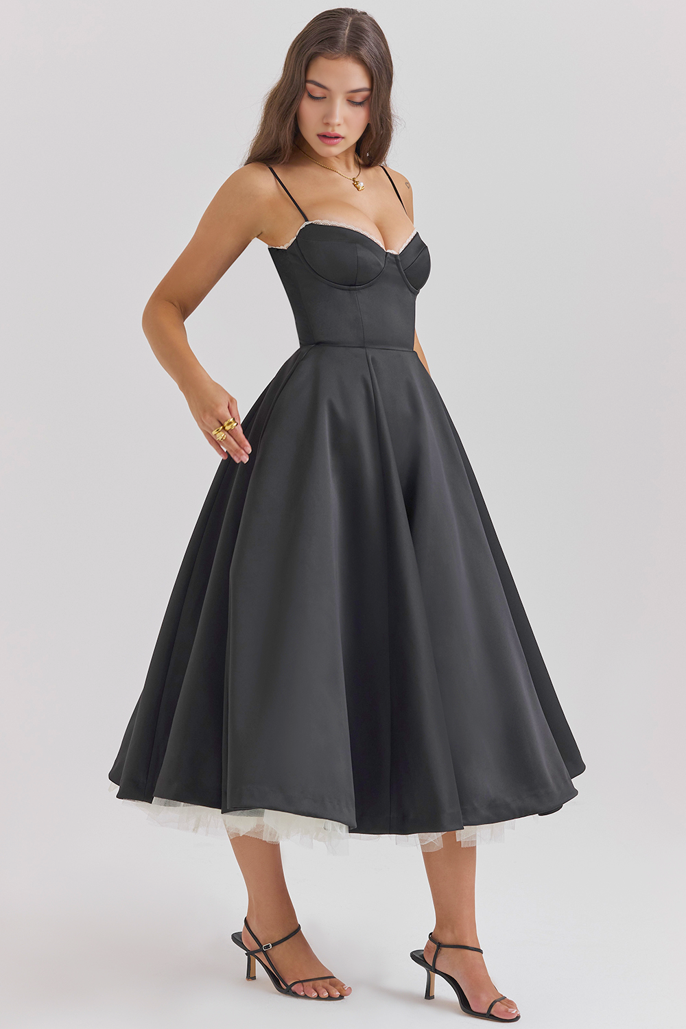Cloe Midi Dress - Double Layer