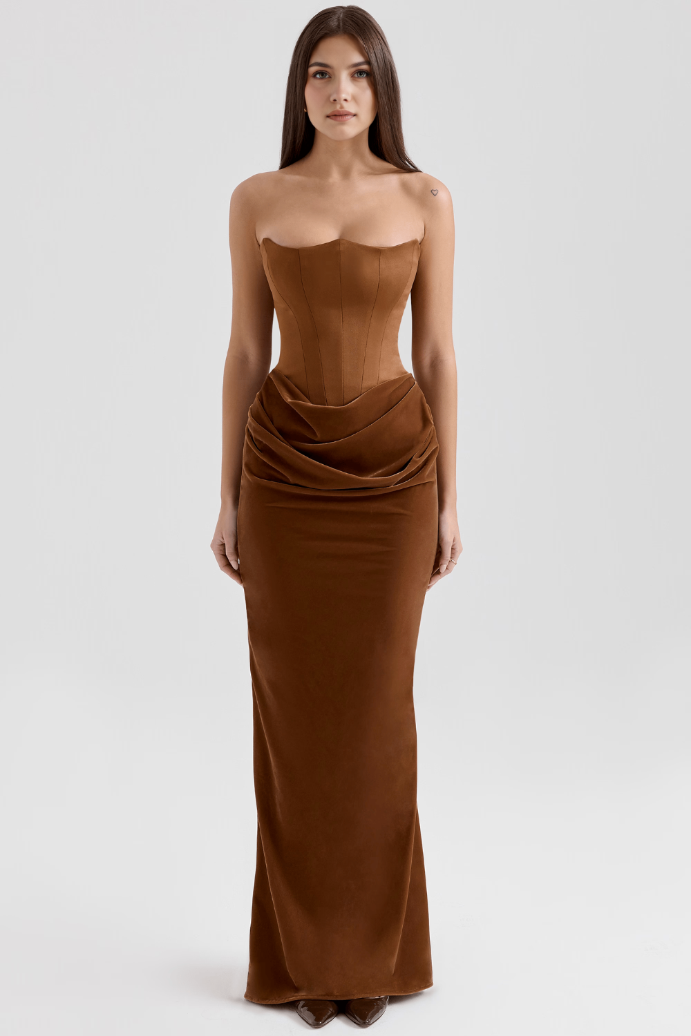 Langes, formendes Kleid Lily