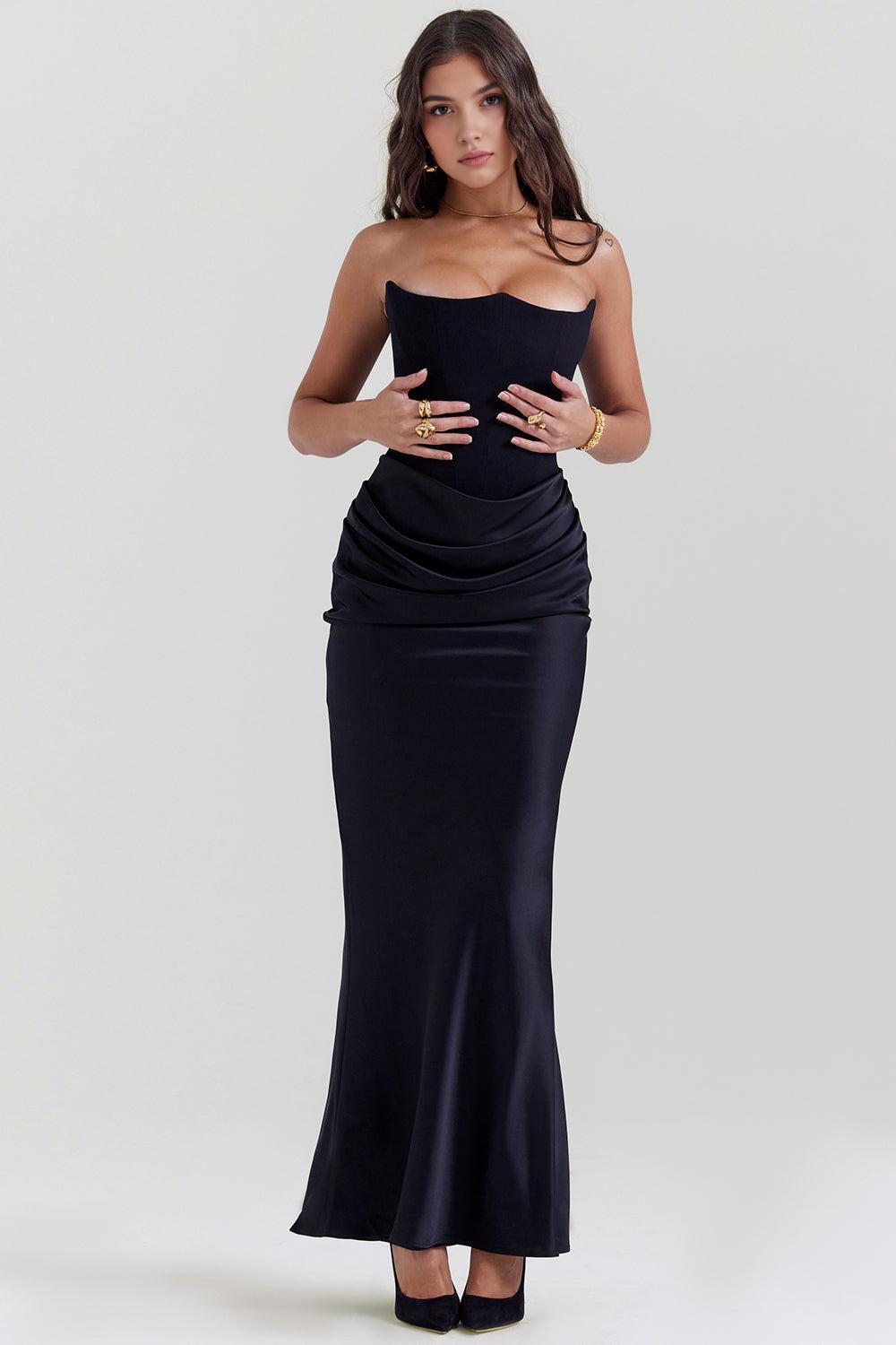 Langes, formendes Kleid Lily