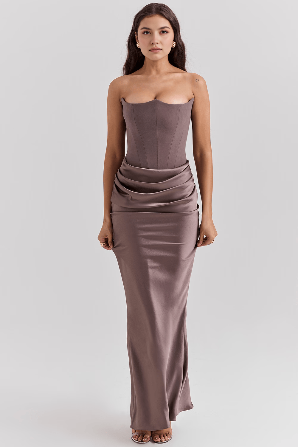 Langes, formendes Kleid Lily