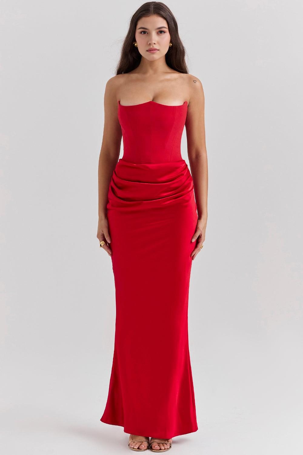 Langes, formendes Kleid Lily