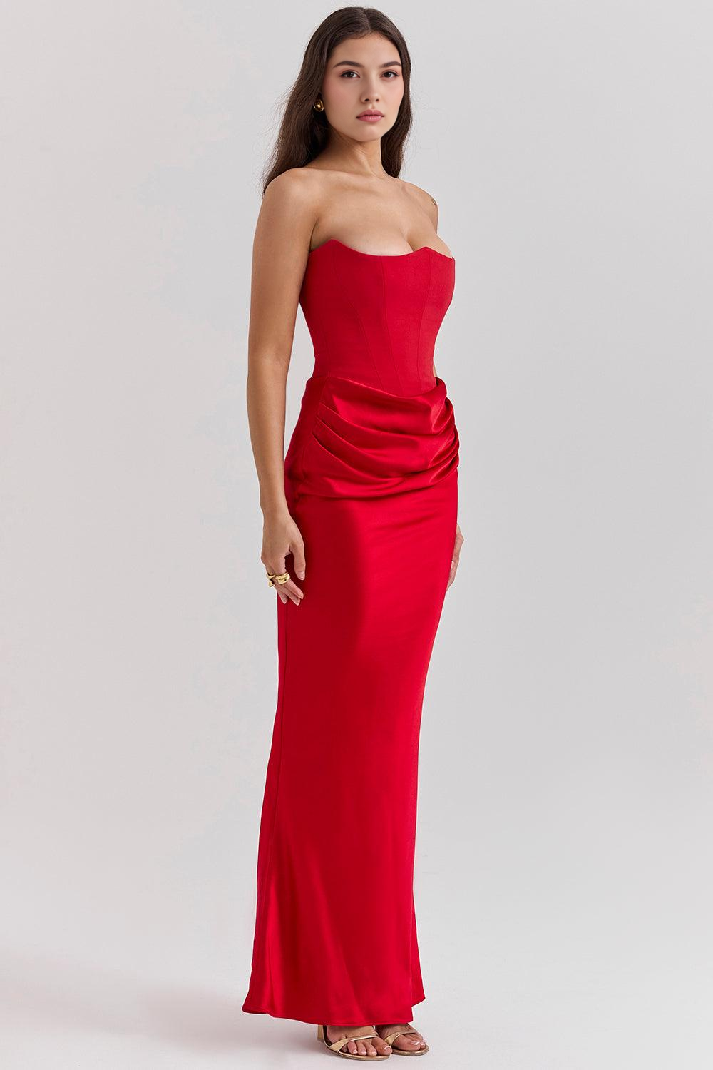 Langes, formendes Kleid Lily