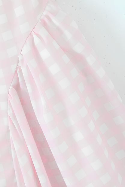 Plaid Bustier Dress