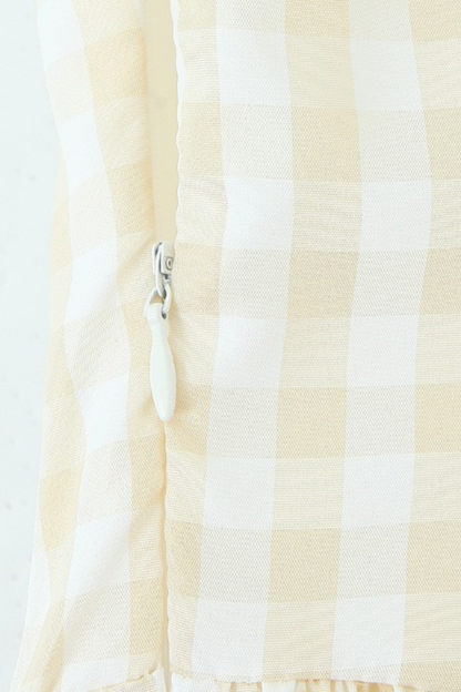 Plaid Bustier Dress