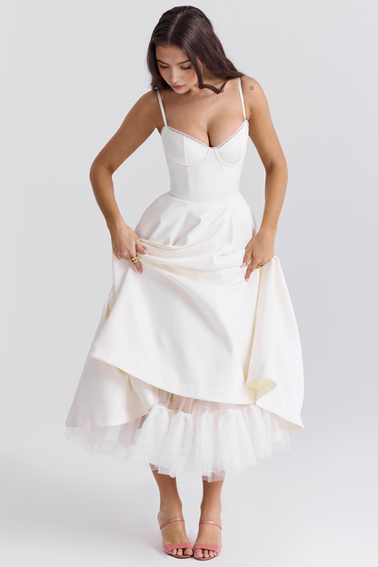 Cloe Midi Dress - Double Layer