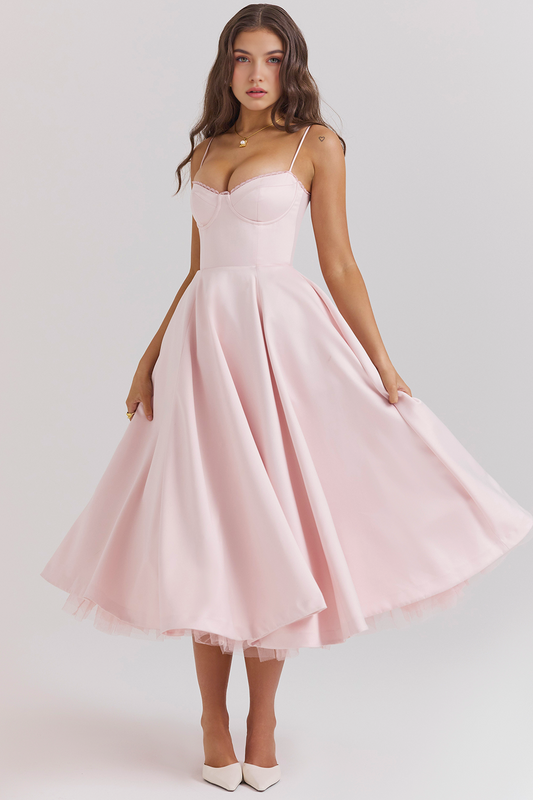 Cloe Midi Dress - Double Layer