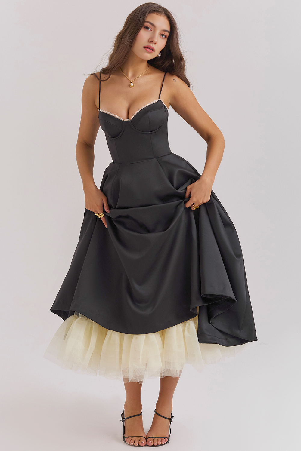 Cloe Midi Dress - Double Layer