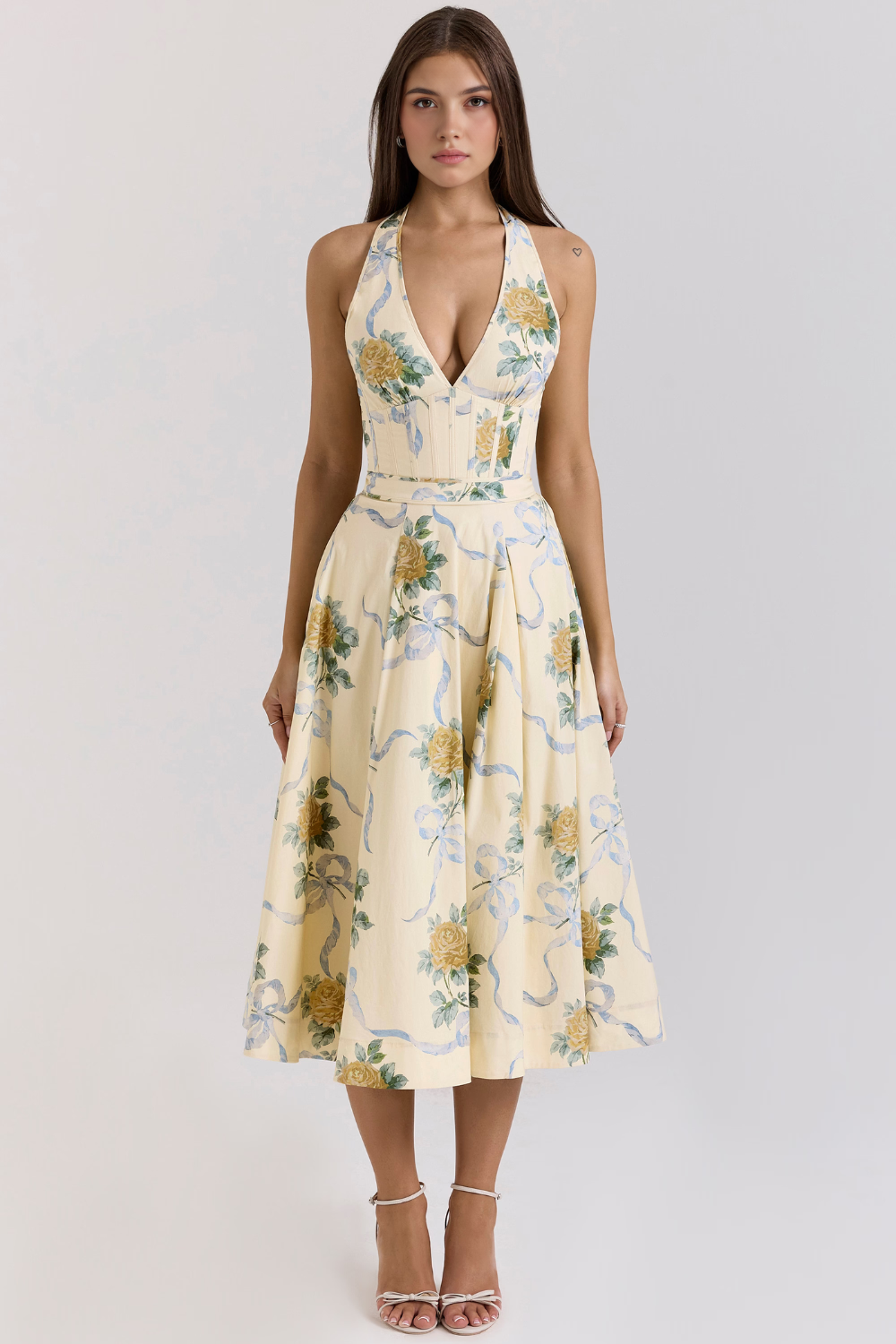 White Midi Dress