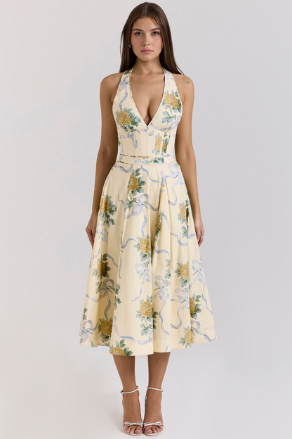 White Midi Dress