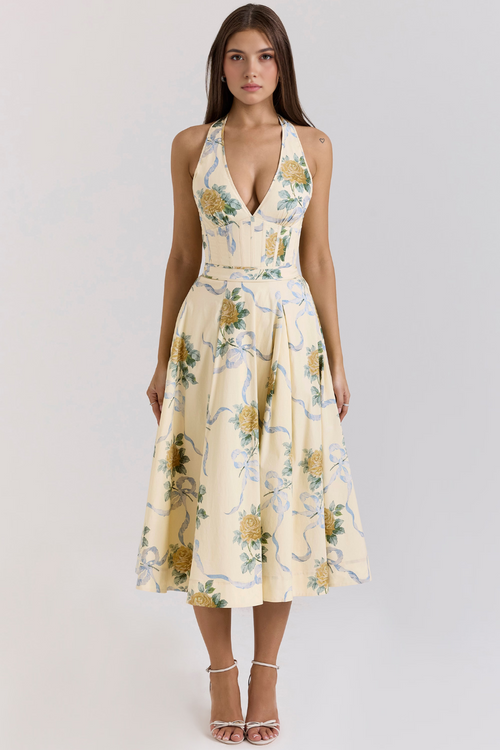 White Midi Dress