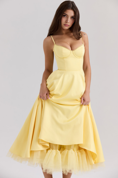 Cloe Midi Dress - Double Layer