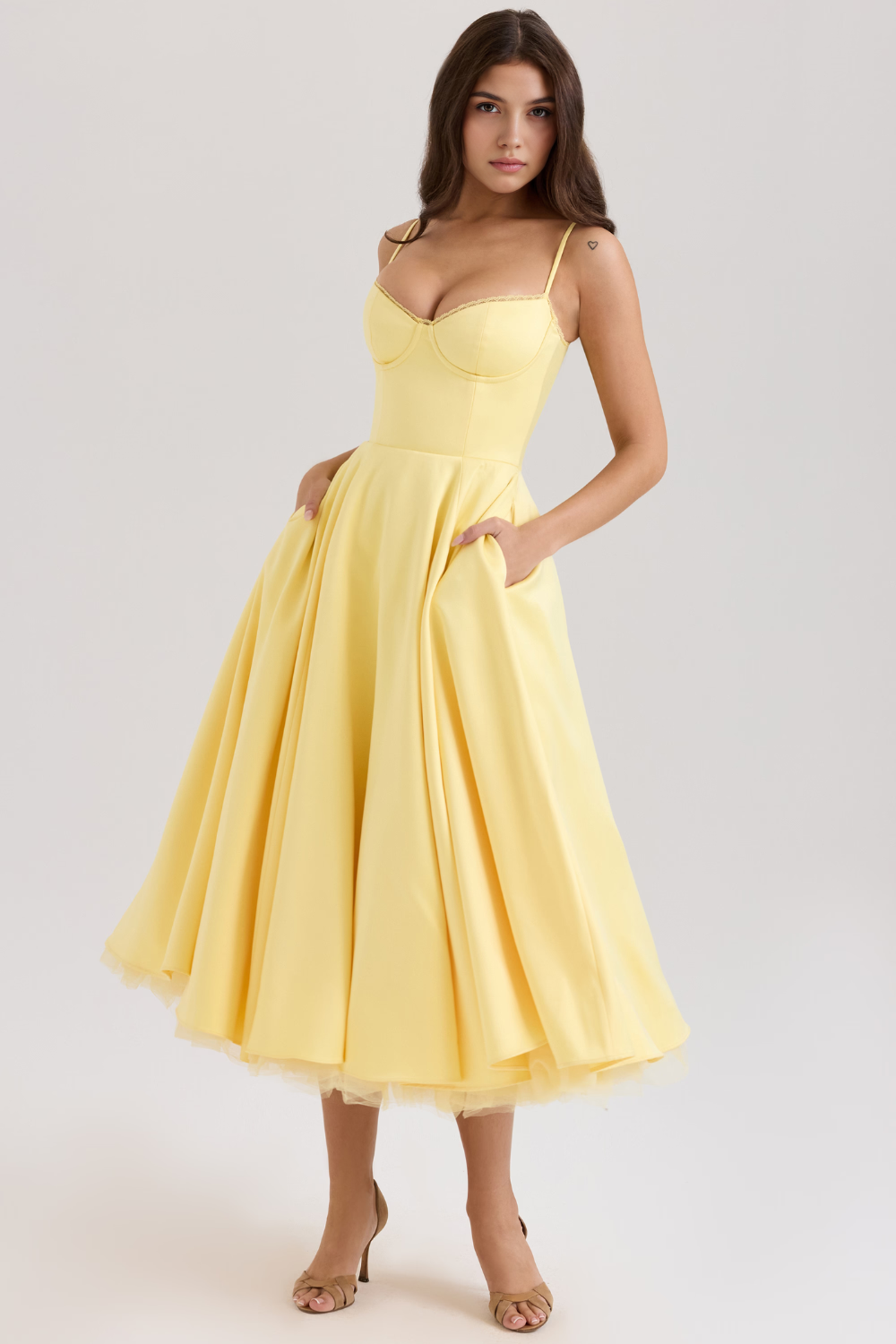 Cloe Midi Dress - Double Layer