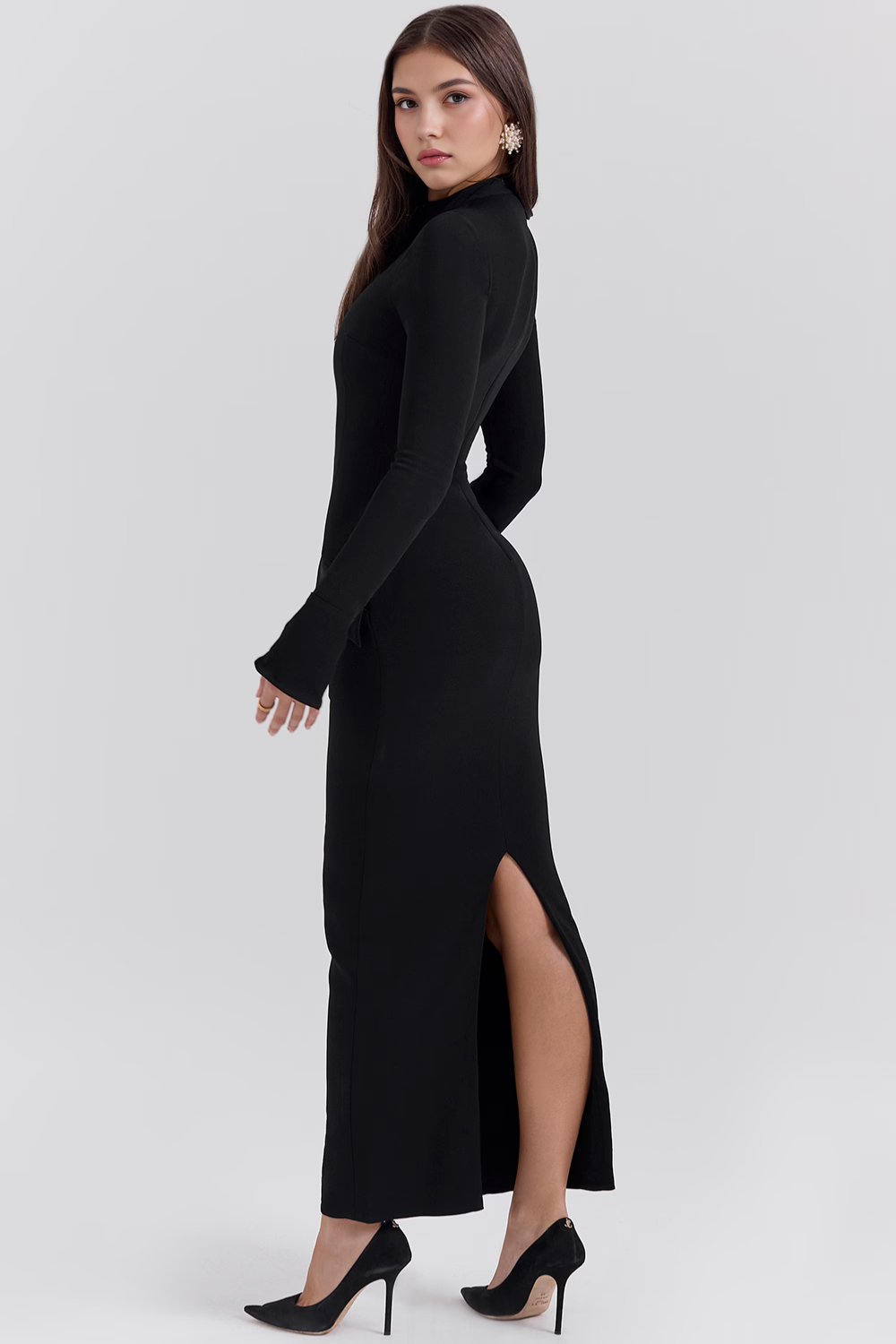 Kayla Langarmkleid