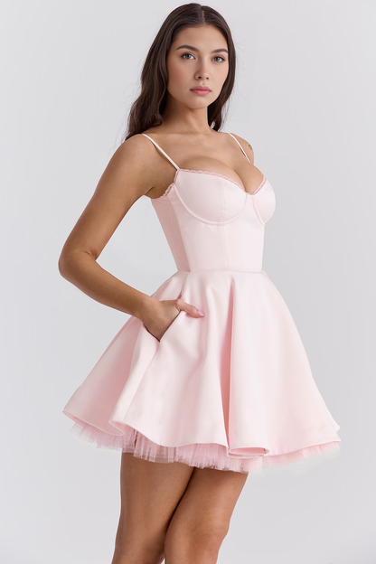 Cloe Short Dress - Double Layer