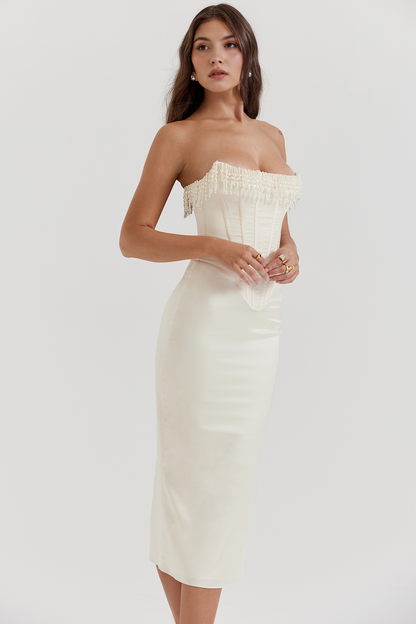 White Luize Corset Dress