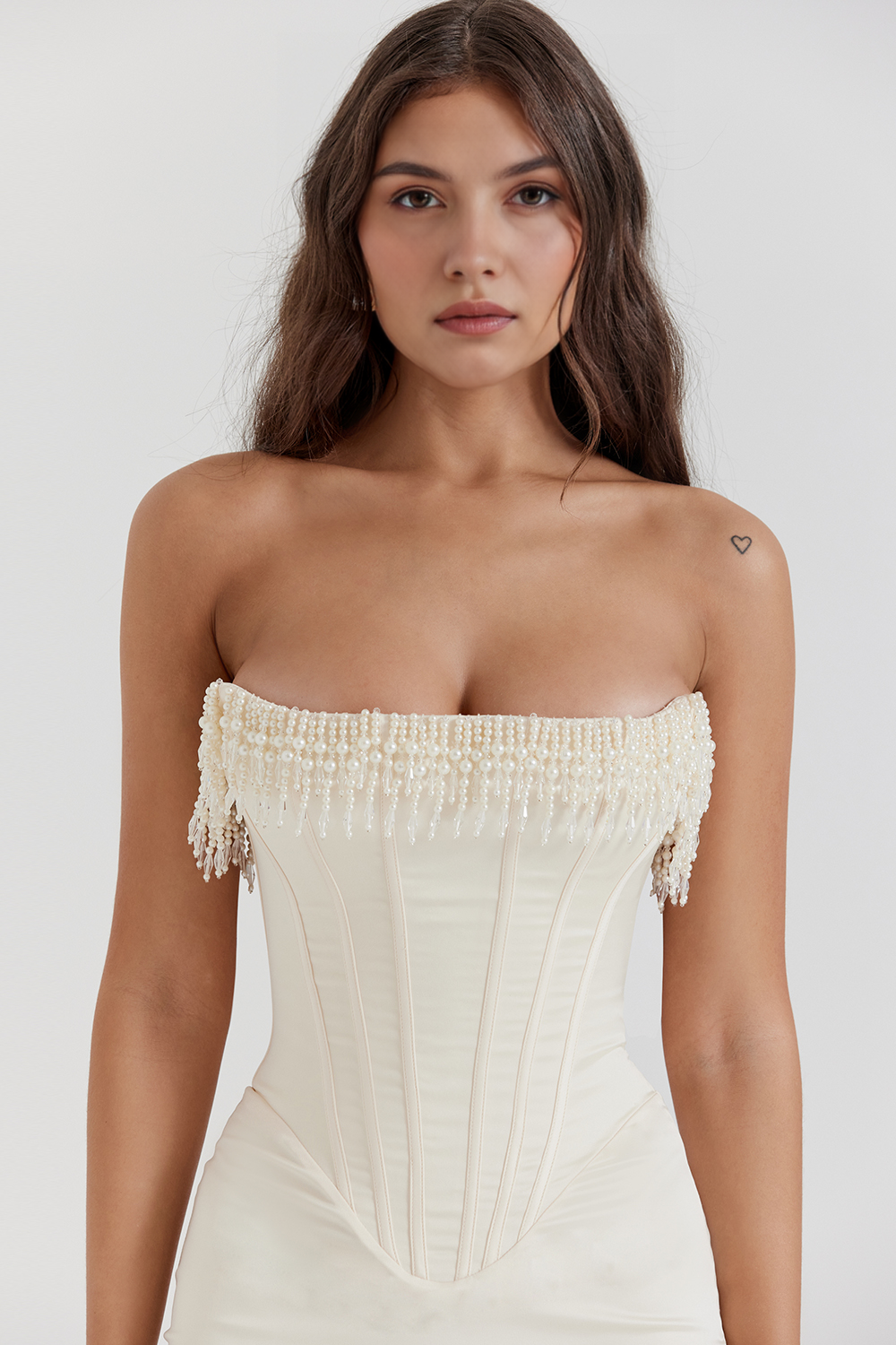 White Luize Corset Dress