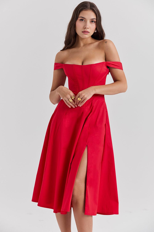 Olivia Bustier Dress